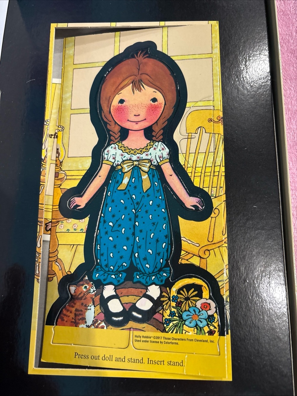 Holly Hobbie Colorforms Dress-Up Set - Yellow/Blue/Red Artwork - Picture 4 of 11